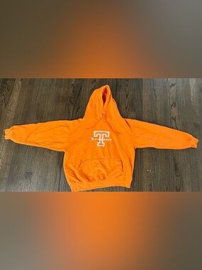 Tennessee Orange Hoodie with White Embroidered 'T'